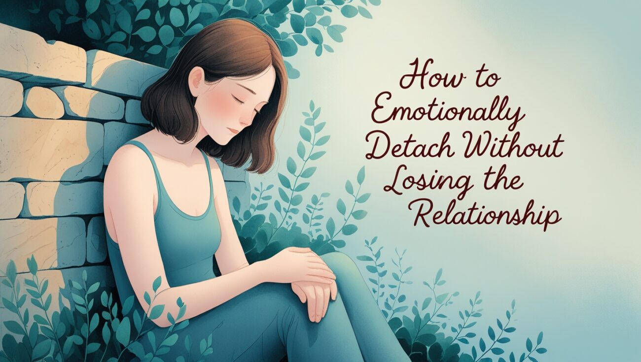 How to Emotionally Detach Without Losing the Relationship