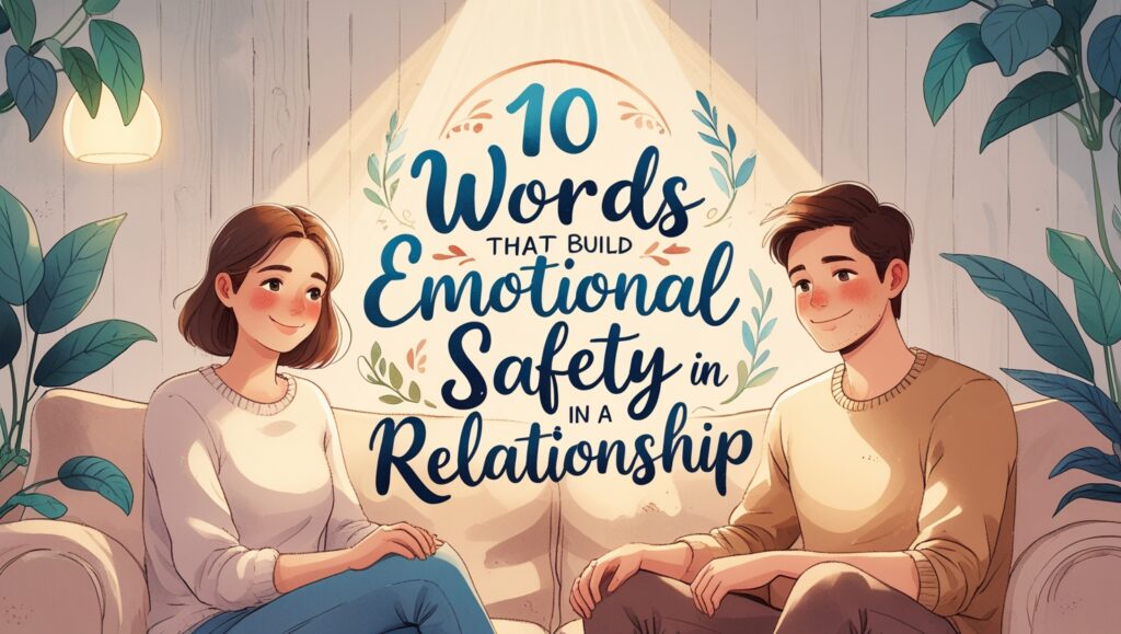 10 Words That Build Emotional Safety in a Relationship