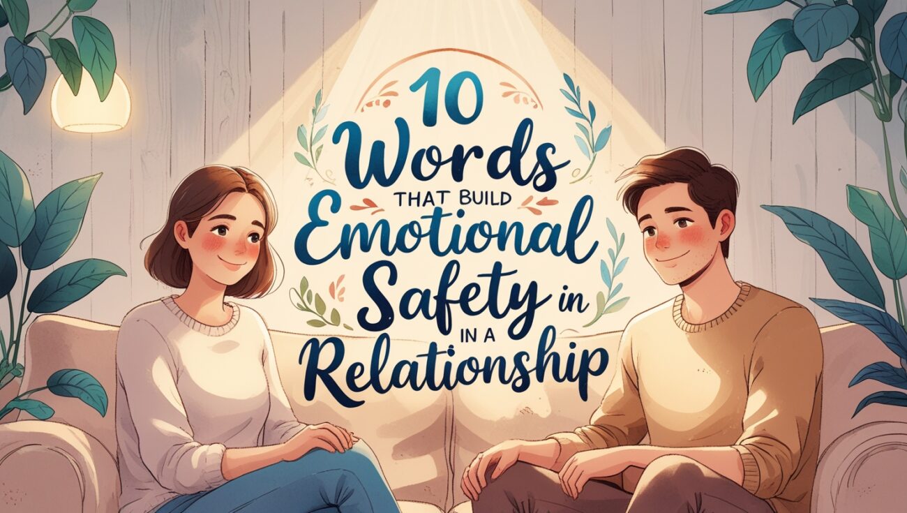10 Words That Build Emotional Safety in a Relationship