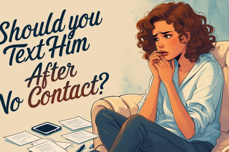 Should You Text Him After No Contact?