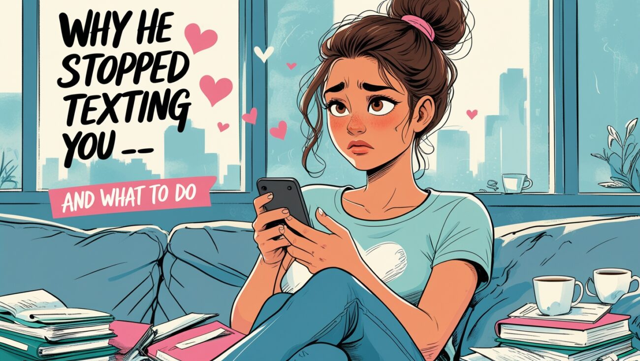 Why He Stopped Texting You — And What To Do