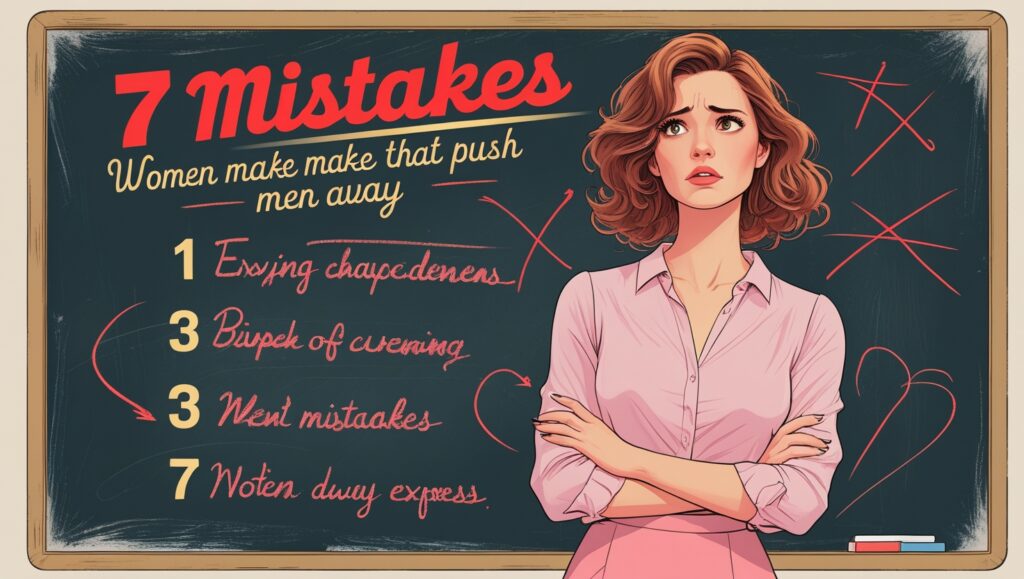 7 Mistakes Women Make That Push Men Away