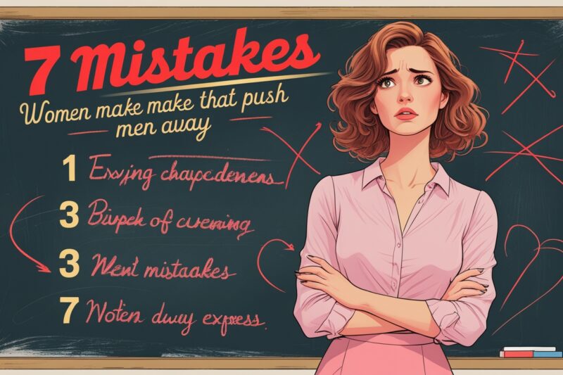 7 Mistakes Women Make That Push Men Away
