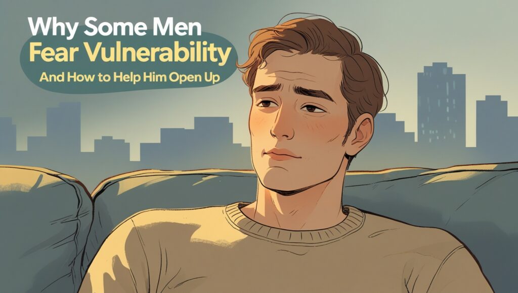 Why Some Men Fear Vulnerability (And How to Help Him Open Up)