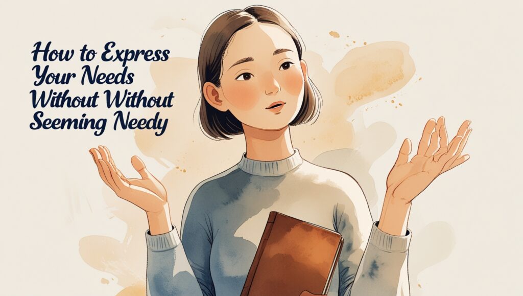 How to Express Your Needs Without Seeming Needy
