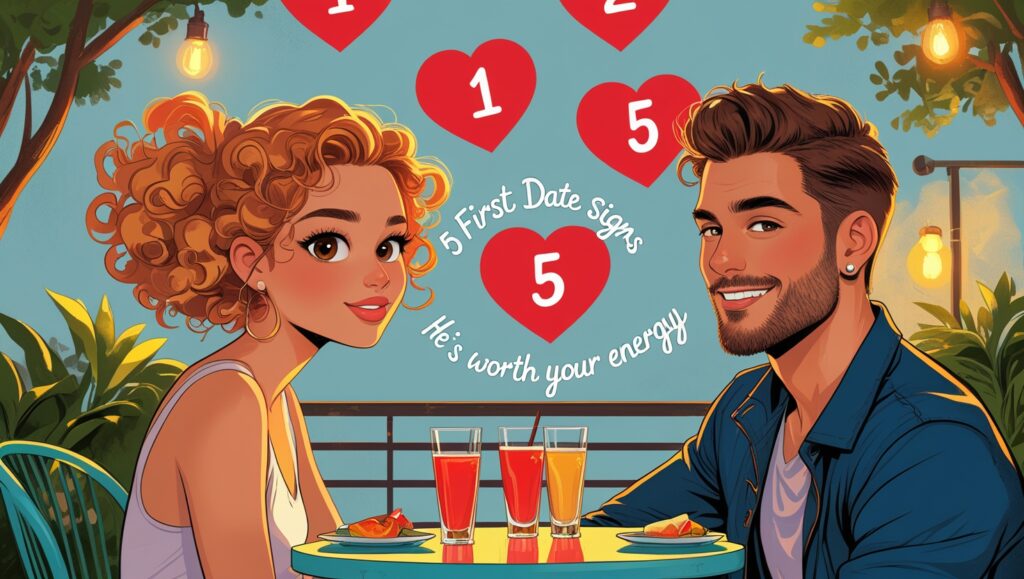 5 First Date Signs He’s Worth Your Energy