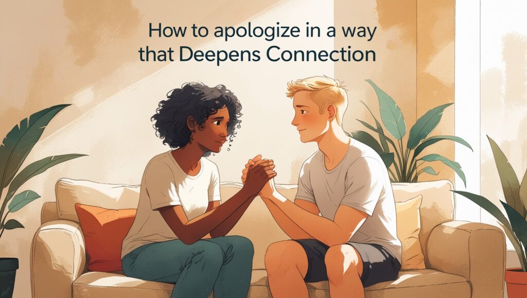How to Apologize in a Way That Deepens Connection